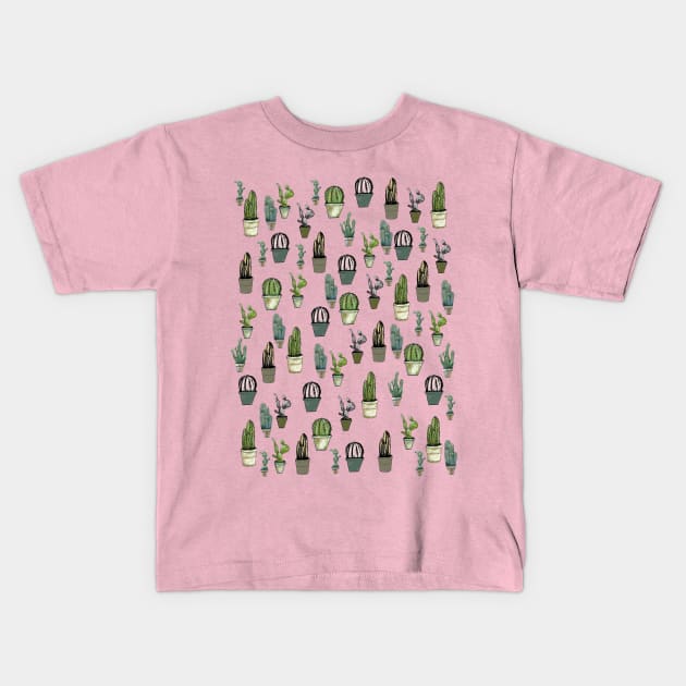 Cactus Kids T-Shirt by msmart